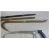 Image 4 : hacksaw, prybar and 2 tire irons