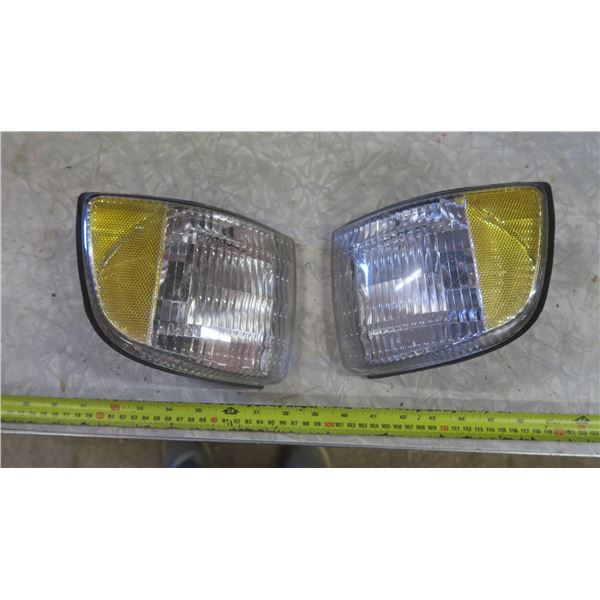 pair of automotive light housings