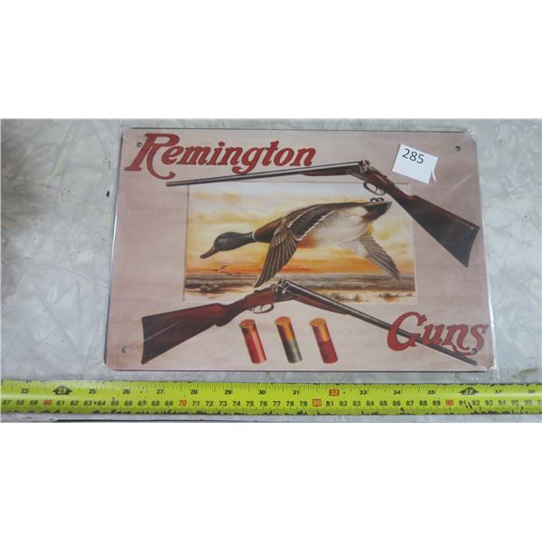 Tin Sign - remington guns