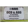 Image 1 : Tin Sign - OCD & ADD