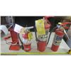 Image 1 : 3 fire extinguishers and bracket