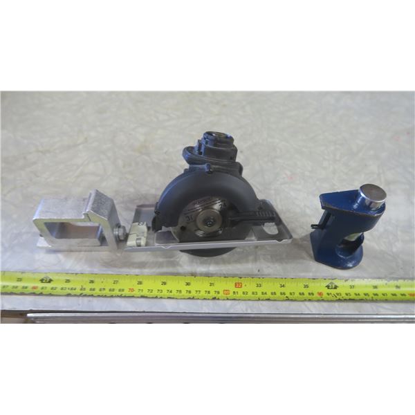 saw drill attachment, truck cap clamp and spring gauge