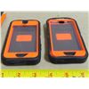 Image 6 : 2 Otter box phone cases with belt clips (1 case=New) & 2 Premium tempered glass screen protector (ne