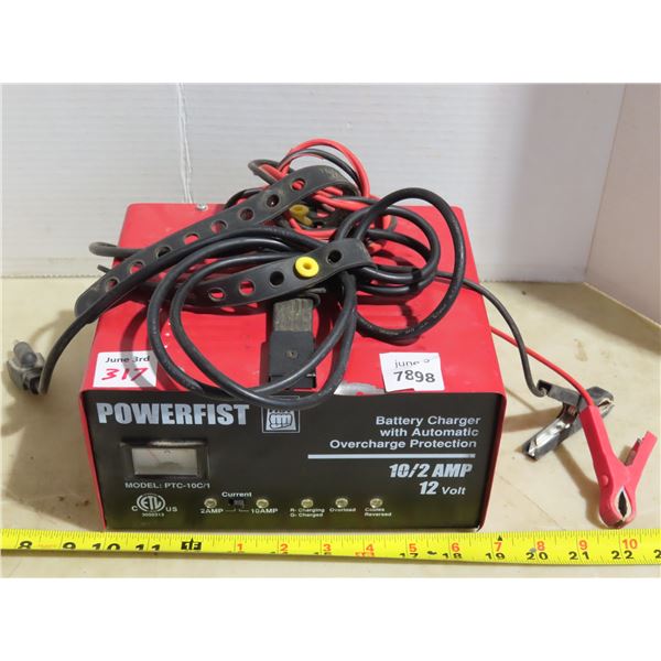 Power fist battery charger with automatic over charge protection Model: PTC-10C/1
