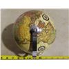 Image 6 : Small spinning world globe & World clock- perfect for any collector