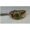 Image 5 : KAS Genuine Jade Ring size 08, Jart 08, 14KT Gold Plated - 4.6grams - Comes in ceramic holder