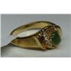 Image 6 : KAS Genuine Jade Ring size 08, Jart 08, 14KT Gold Plated - 4.6grams - Comes in ceramic holder