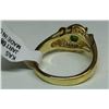 Image 7 : KAS Genuine Jade Ring size 08, Jart 08, 14KT Gold Plated - 4.6grams - Comes in ceramic holder