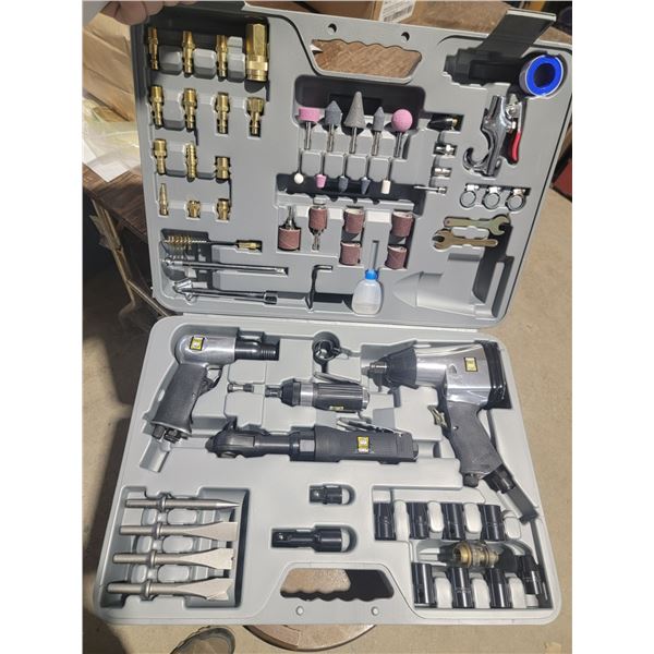 73 pc air tool set (appears new)