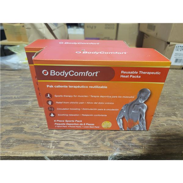 two 6 pc reusable therapeutic heat packs BNIB