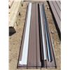 Image 1 : 12 sheets of tin metal 11ft x 37inches with 5 pieces of trim - 10ft long