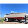 Image 4 : Boat with Silver Shark West Bend 25hp motor - Model: Baracuda, lbs: 990, No: 103862 - Comes with tra