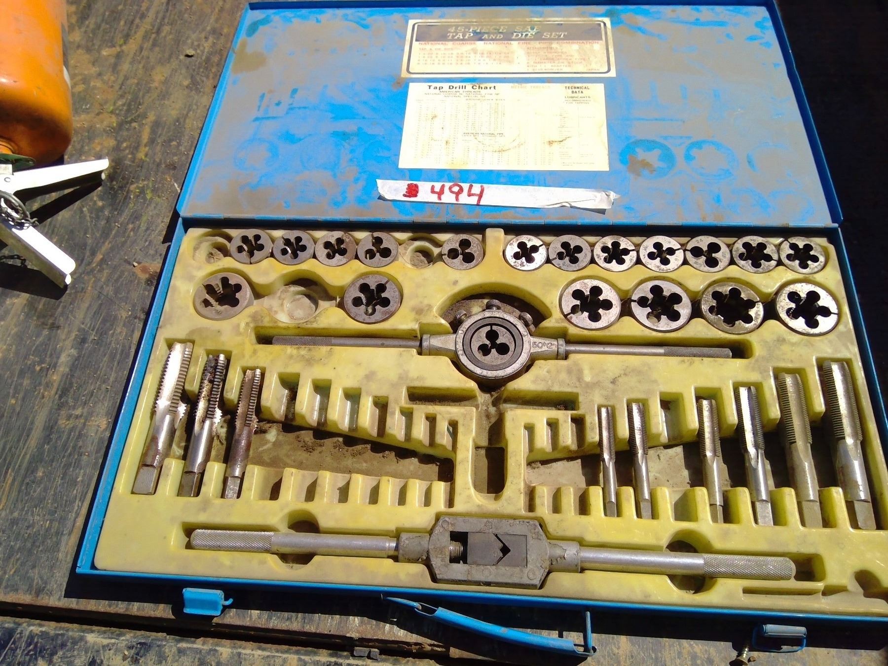 Tap and die set Schmalz Auctions