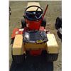 Image 3 : Case 210 tractor c/w 40" mower-ran when parked 3 yrs ago