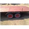 Image 5 : 7 X 16' deck trailer--No VIN
