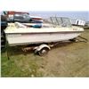 Image 9 : 14' Trihull Vanguard boat ( 3G 10437) 50 hp Mercury engine and shorelandr trailer