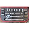 Image 2 : mastercraft professional series complete 19pc 1/2" drive set
