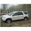 Image 1 : 2008 GMC Acadia (white) 1GKER13708J254635