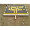 Image 1 : Superior muffler sign damage one side 51.5 X 71 "