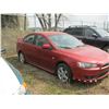 Image 2 : 2009 Mitsubishi Lancer (red) JA3AU26U49U611930 *You are responsible to inspect before purchase, no a