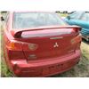 Image 4 : 2009 Mitsubishi Lancer (red) JA3AU26U49U611930 *You are responsible to inspect before purchase, no a