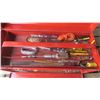 Image 4 : metal toolbox with assorted tools