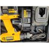 Image 2 : 3 piece - 18V Dewalt battery tool set - Drill, battery, charger - all work, includes case and instru