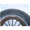 Image 5 : 2 Antique steel rims with wheels implement tires 7.50-36, 11.25-28