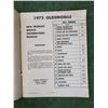 Image 2 : 1972 Oldsmobile New Product Service Information