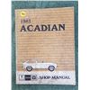 Image 1 : 1981 Pontiac Acadian OEM Shop Manual