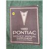 Image 1 : 1980 Pontiac OEM Service Manual Supplement