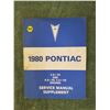 Image 1 : 1980 Pontiac OEM Engine Service Manual Supplement