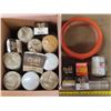 Image 1 : Box of Assorted Vehicle filters: Oil, Air, etc.