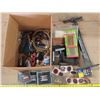 Image 1 : Box of assorted Bike Patching tools, accessories, etc.