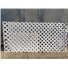 Image 1 : 4 white sheets of fencing – 4ft x 8ft