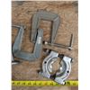 Image 2 : Assorted metal clamps