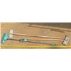 Image 1 : 2 long handled sanding sticks, and squeegee