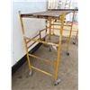 Image 2 : Bakers scaffolding with wheels and walking planks – painter’s scaffolding – 41”x45x21.5”