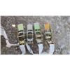 Image 2 : lot of 31 ratchet straps - no hooks/missing straps