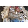 Image 6 : Assorted Pallet - jars, hammers, sheet plastic, chains, etc.
