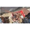 Image 7 : Assorted Pallet - jars, hammers, sheet plastic, chains, etc.