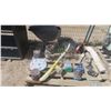Image 1 : Assorted Pallet - Decorations, allen keys, pipe, etc.