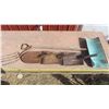 Image 1 : metal snow shovel, shovel heads and pitchfork head