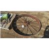 Image 1 : vintage steel wheel - 48"diameter