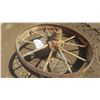 Image 2 : vintage steel wheel - 24" diameter