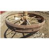 Image 3 : vintage steel wheel - 24" diameter