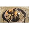 Image 2 : vintage steel wheel - 30" diameter
