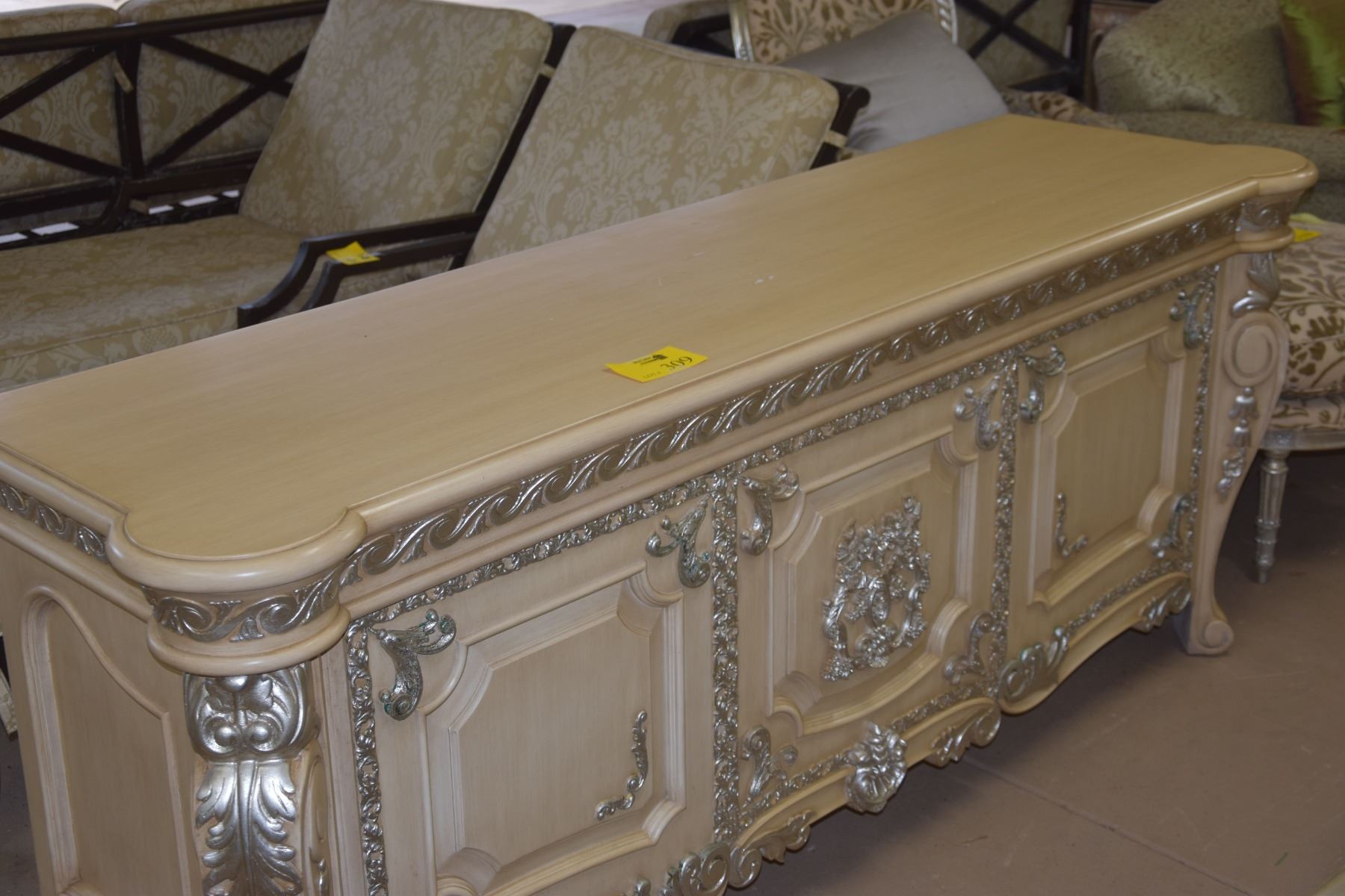 Buffet Table Rococo ROCOCO STYLE BUFFET W/3 CABINETS (83 1/4