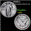 Image 1 : 1928-s Standing Liberty Quarter 25c Grades vg+