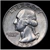 Image 2 : 1953-d Washington Quarter 25c Grades Select AU